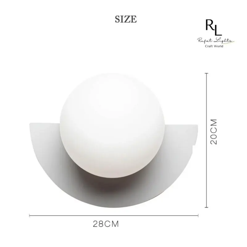 Homeko Arc Colorful Nordic Wall Lamp Sconce Light Fixtures