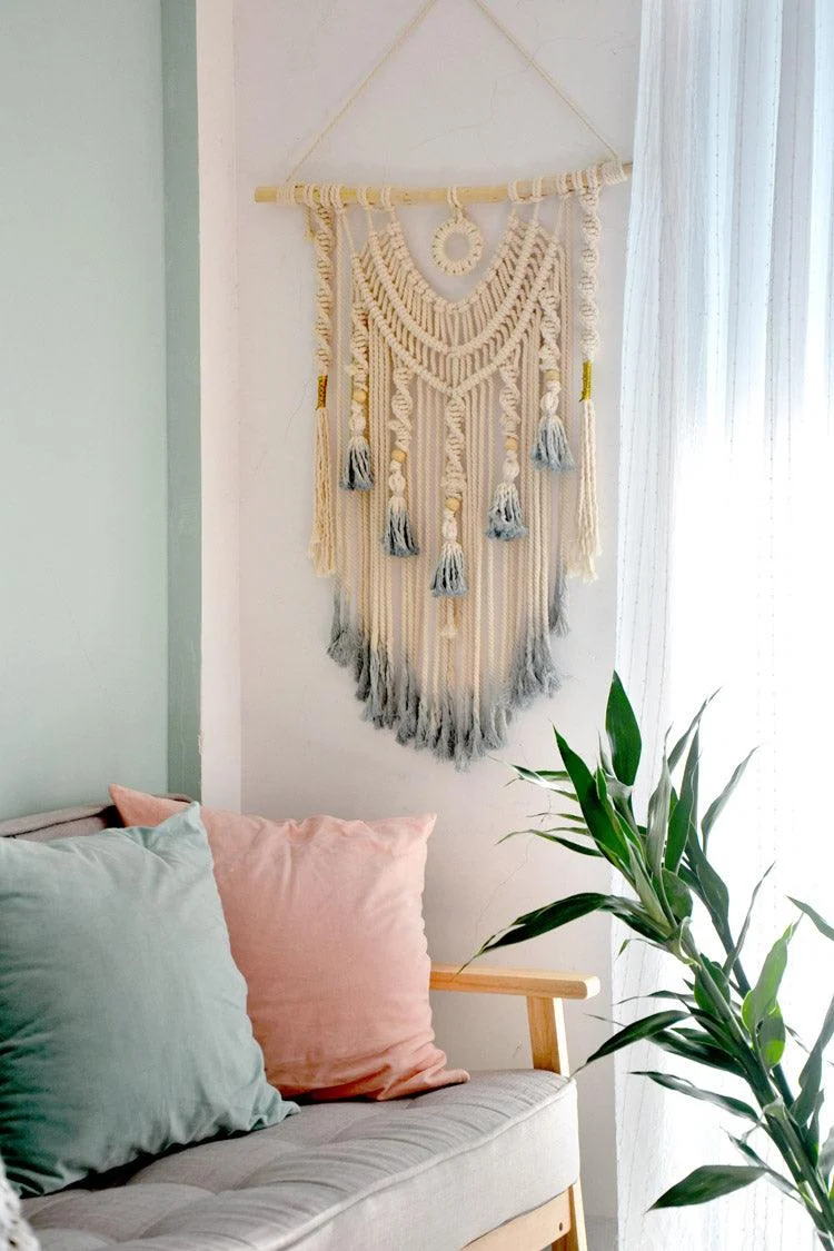 Homeko Art Boho Macrame Dream Catcher Homeko Hanging -