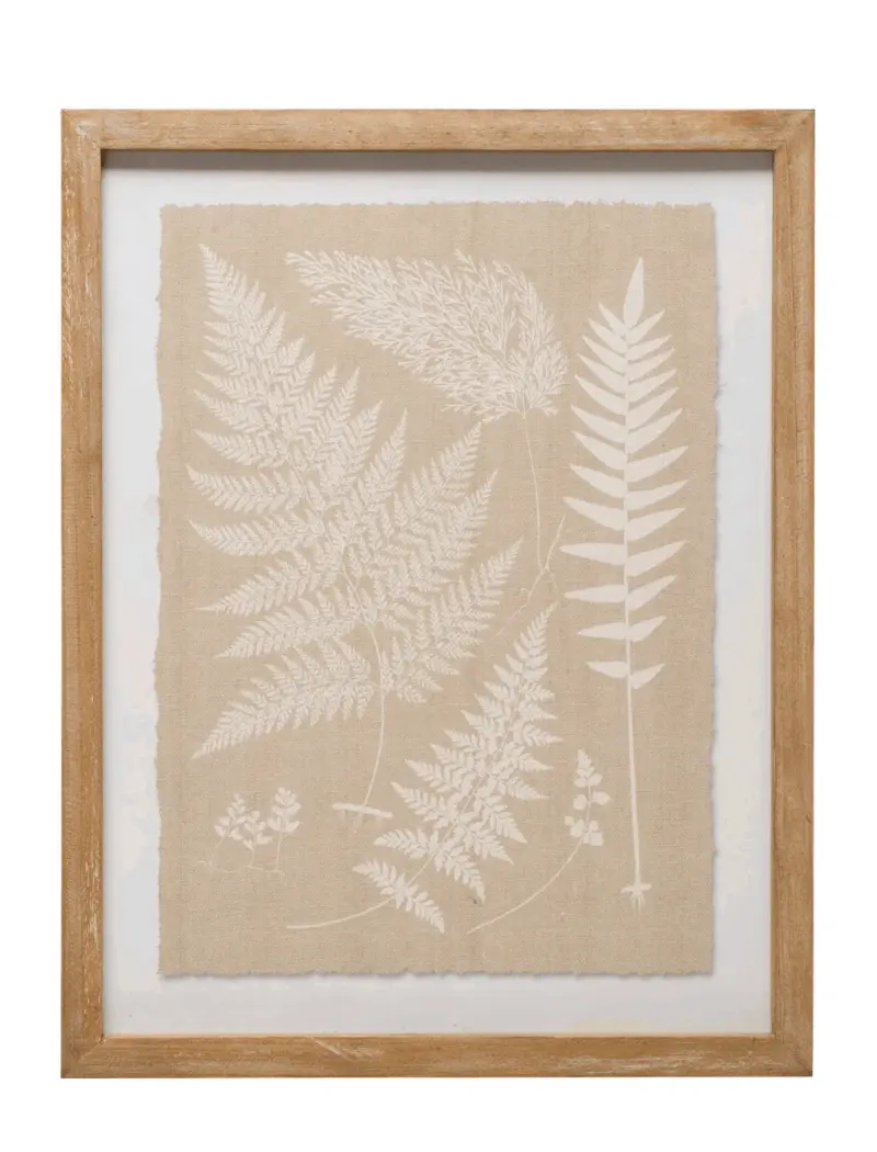 Homeko Art Fern Wood Framed Art Homeko Handing