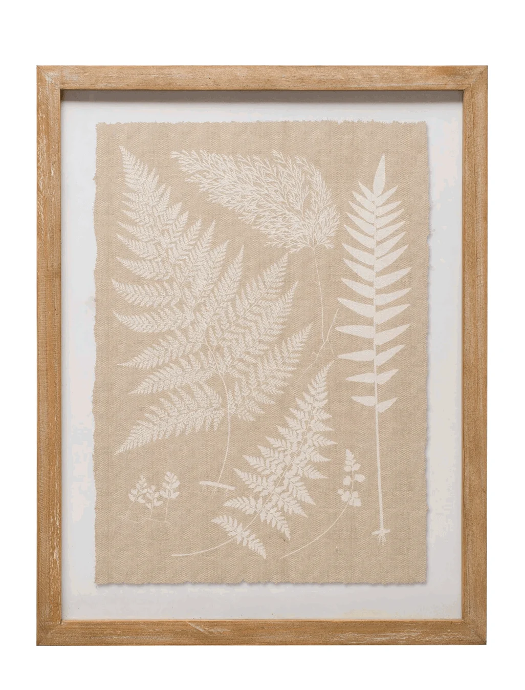 Homeko Art  Fern Wood Framed Art Homeko Handing -