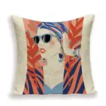Homeko Art Linen Pillow Covers
