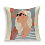 Homeko Art Linen Pillow Covers