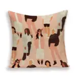 Homeko Art Linen Pillow Covers