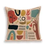 Homeko Art Linen Pillow Covers