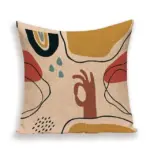 Homeko Art Linen Pillow Covers