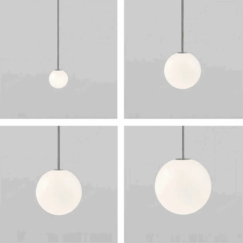 Homeko Ball Single Globe Pendant Light -