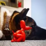 Homeko Balloon Dog Doing Business Sculpture