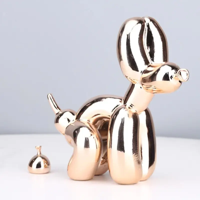 Homeko Balloon Dog Doing Business Sculpture
