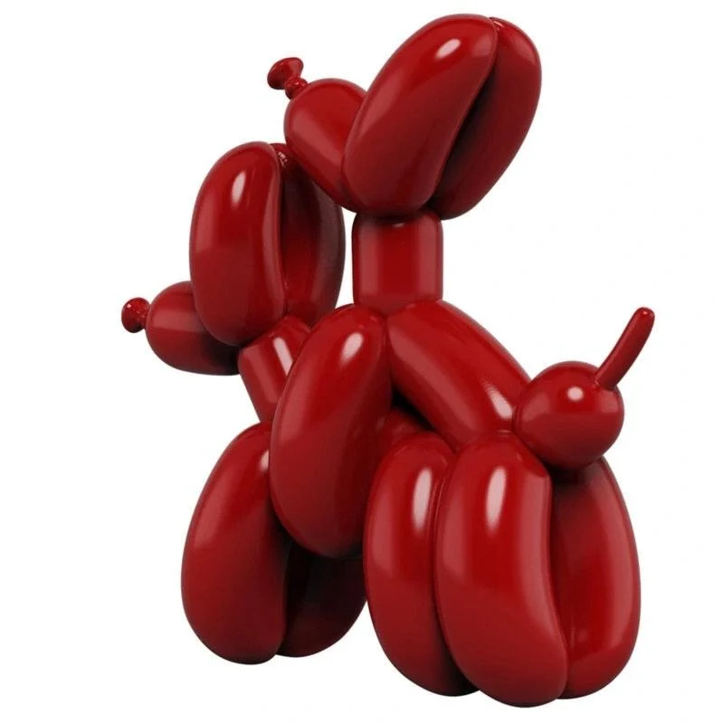 Homeko Balloon Dog Getting Busy Sculpture -