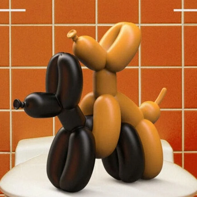 Homeko Balloon Dog Getting Busy Sculpture -