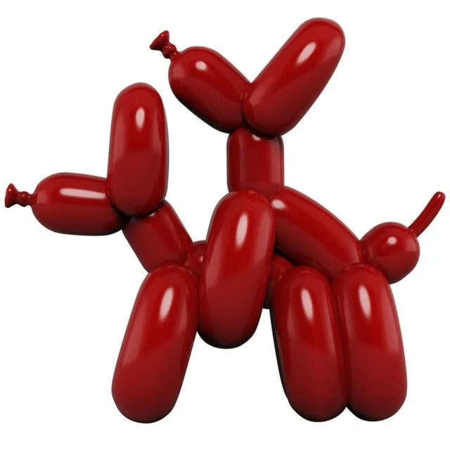 Homeko Balloon Dog Getting Busy Sculpture -