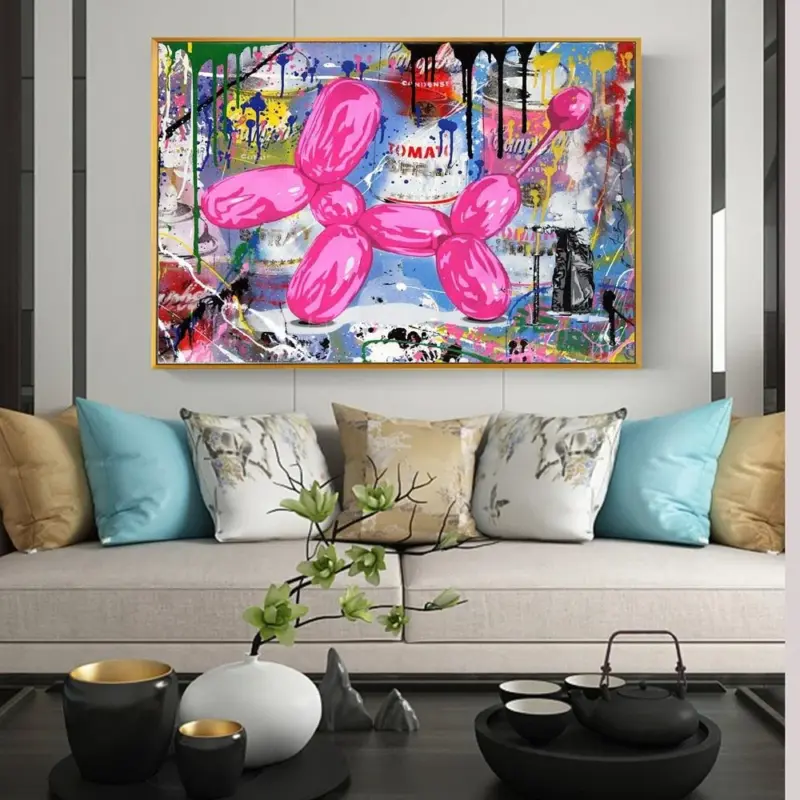 Homeko Balloon Dog Painting
