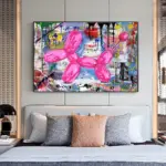 Homeko Balloon Dog Painting