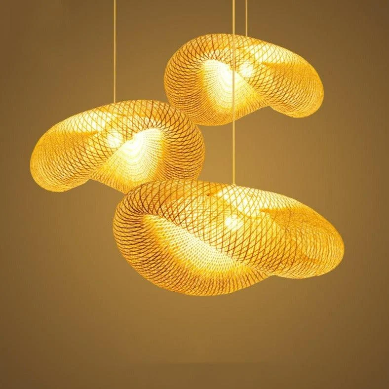 Homeko Bamboo Woven Pendant Light -