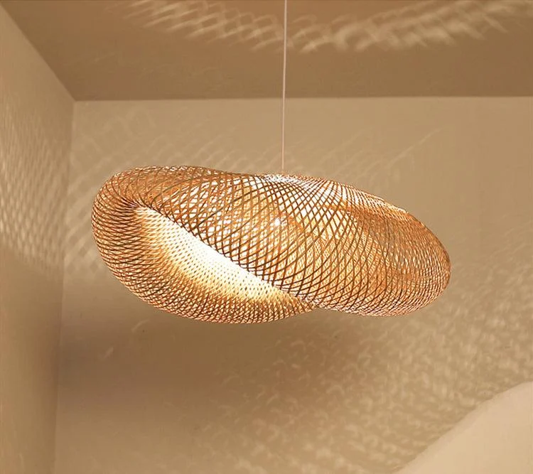 Homeko Bamboo Woven Pendant Light -