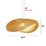 Homeko_Bamboo_Woven_Pendant_Light_-_-4214776 Homeko Bamboo Woven Pendant Light