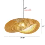 Homeko_Bamboo_Woven_Pendant_Light_-_-4214786 Homeko Bamboo Woven Pendant Light