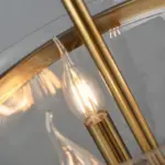 Homeko Bar Candle Glass Pendant Lights