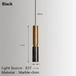 Homeko Bar Marble Design Pendant Lamp