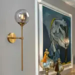 Homeko Base Glass Globe Wall Light