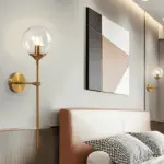 Homeko Base Glass Globe Wall Light