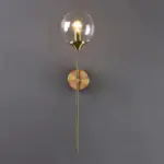 Homeko Base Glass Globe Wall Light