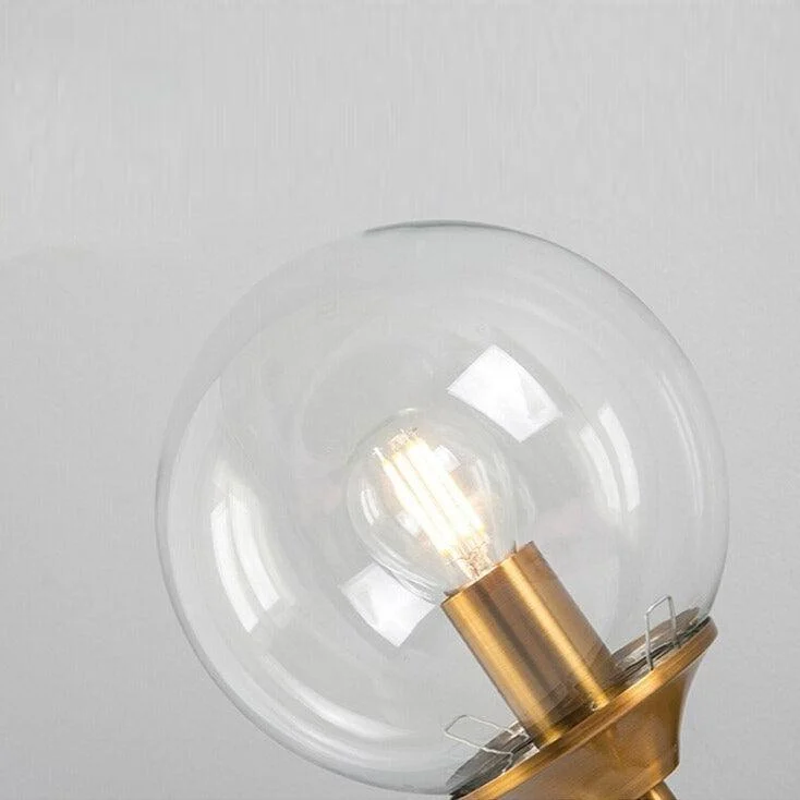 Homeko Base Glass Globe Wall Light -