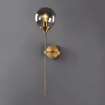 Homeko Base Glass Globe Wall Light