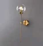 Homeko Base Glass Globe Wall Light