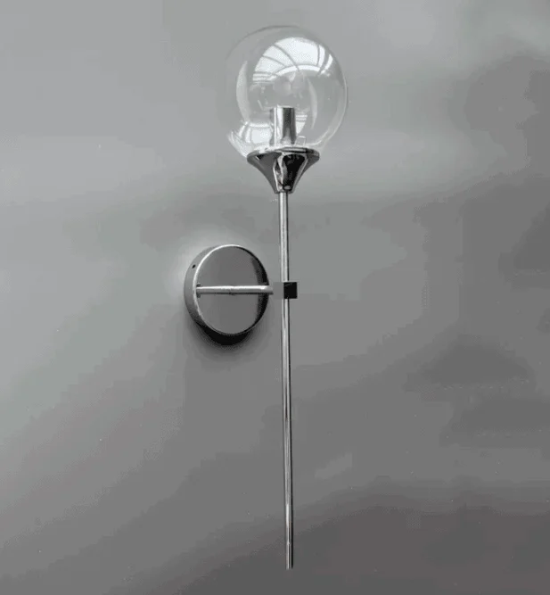 Homeko Base Glass Globe Wall Light -