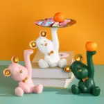 Homeko Bear Sculpture Table Tray