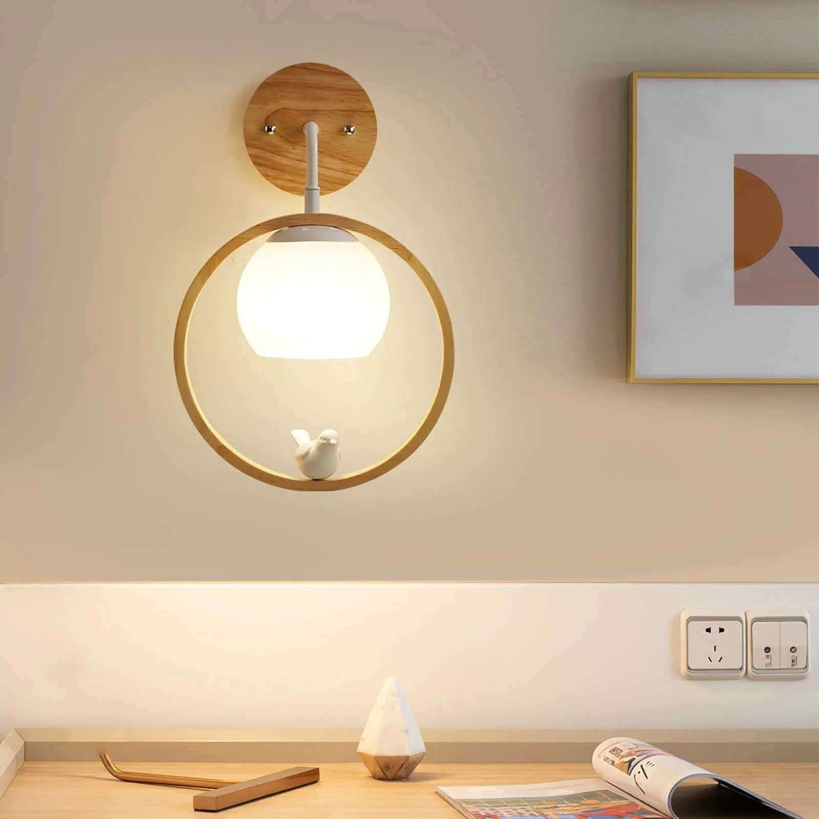 Homeko Bird Wall Lamp -