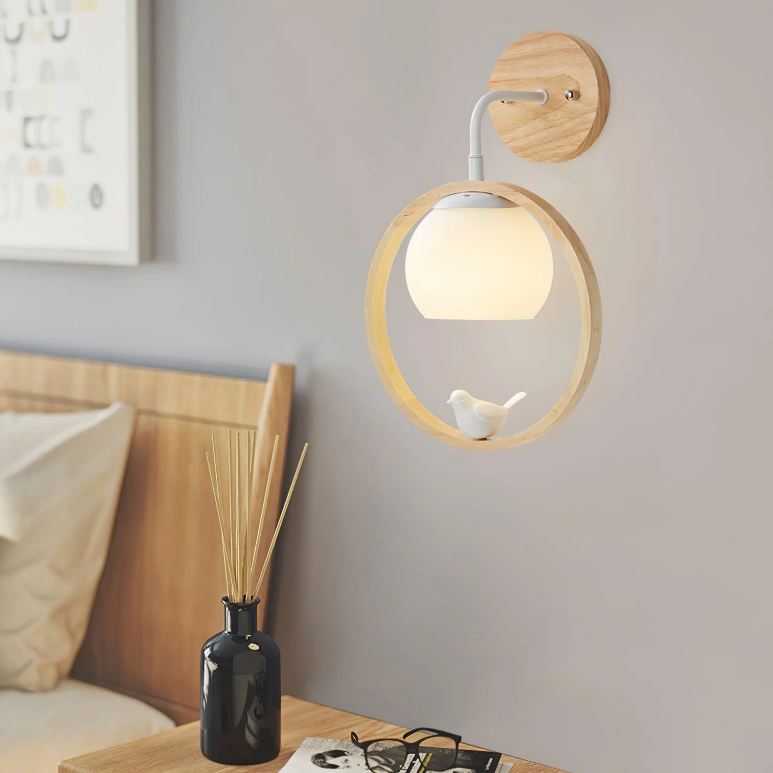 Homeko Bird Wall Lamp -