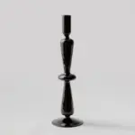 Homeko_Black_Glass_Taper_Candle_Holder_Vases_-_-4216359 Homeko Black Glass Taper Candle Holder Vases