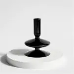 Homeko_Black_Glass_Taper_Candle_Holder_Vases_-_-4216370 Homeko Black Glass Taper Candle Holder Vases