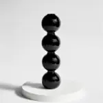 Homeko_Black_Glass_Taper_Candle_Holder_Vases_-_-4216383 Homeko Black Glass Taper Candle Holder Vases