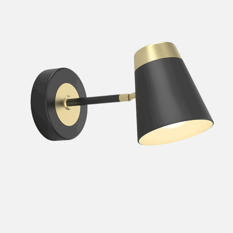 Homeko Black & Gold Wall Sconce -