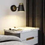 Homeko Black Gold Wall Sconce