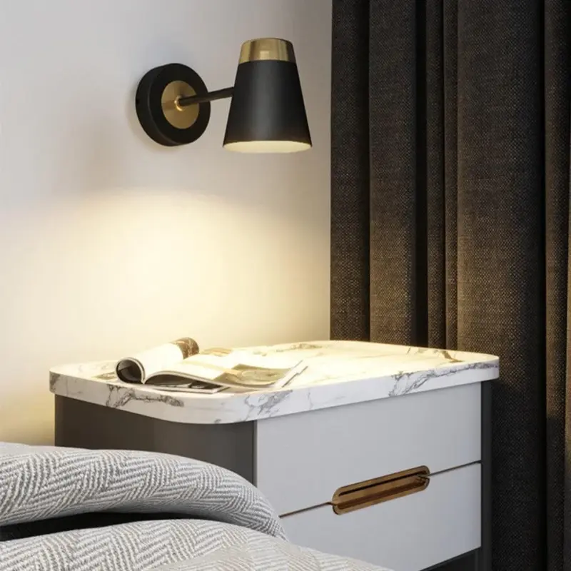 Homeko Black Gold Wall Sconce