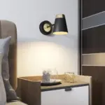 Homeko Black Gold Wall Sconce