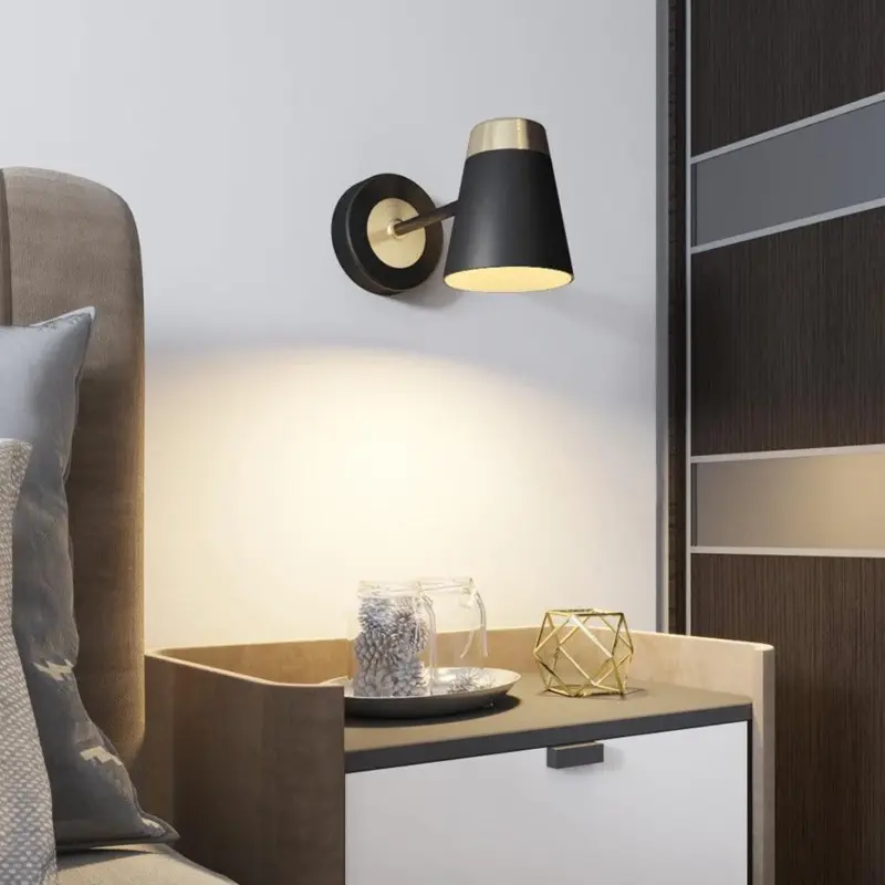 Homeko Black Gold Wall Sconce