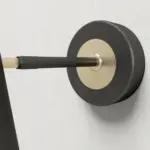 Homeko Black Gold Wall Sconce