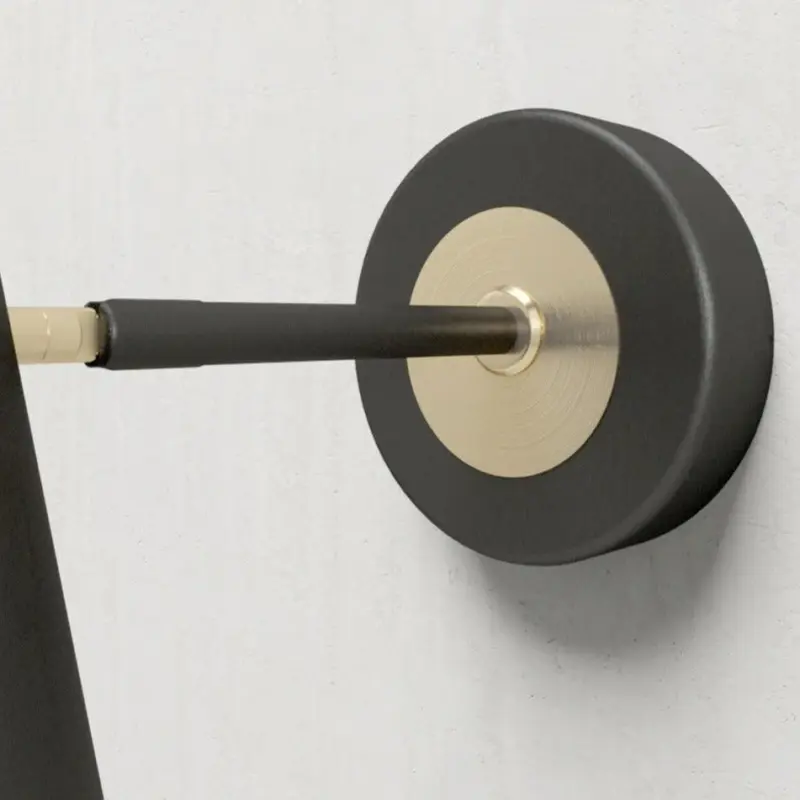 Homeko Black Gold Wall Sconce