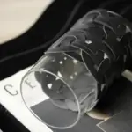 Homeko_Black_Leather_Abstract_Cylinder_Glass_Vase_-_-4216407 Homeko Black Leather Abstract Cylinder Glass Vase