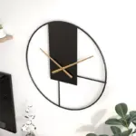 Homeko_Black_Minimalist_Metal_Large_Wall_Clock_-_-4216435 Homeko Black Minimalist Metal Large Wall Clock