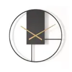 Homeko_Black_Minimalist_Metal_Large_Wall_Clock_-_-4216439 Homeko Black Minimalist Metal Large Wall Clock
