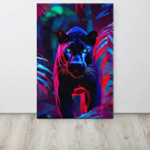 Homeko Black Panther Stare Down Painting