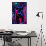 Homeko Black Panther Stare Down Painting