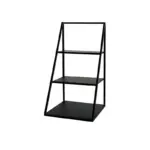 Homeko Black Storage Display Shelves Stand