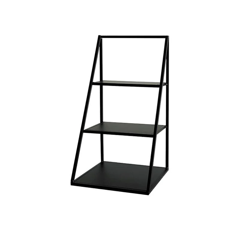 Homeko Black Storage Display Shelves Stand -